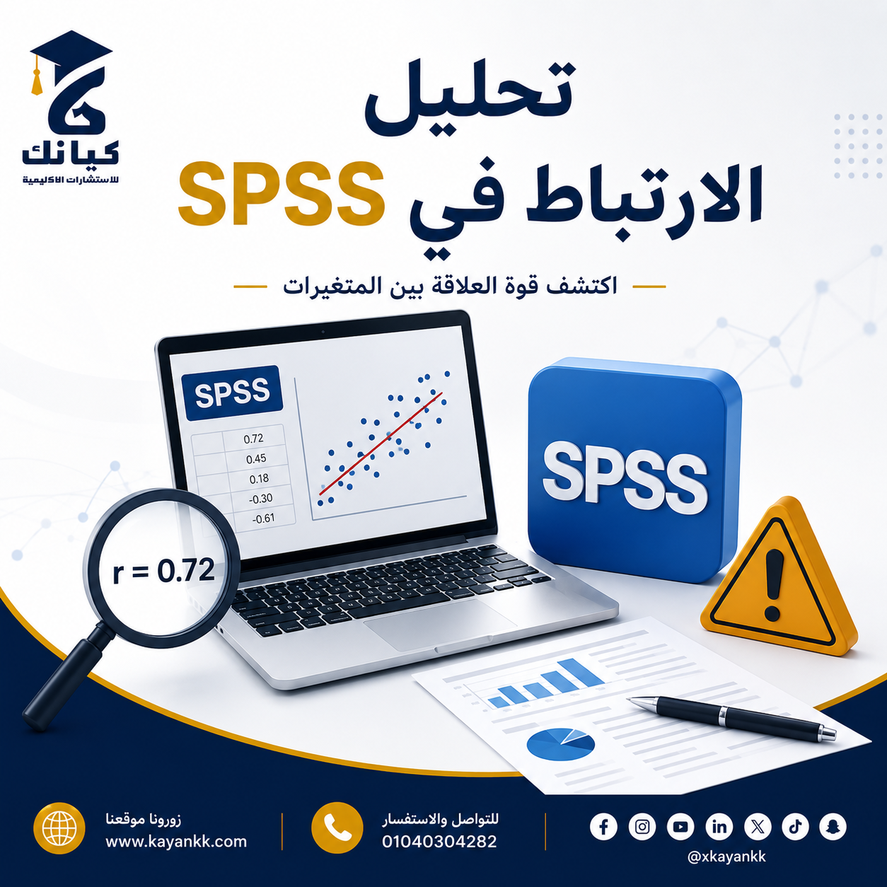 تحليل الارتباط في SPSS