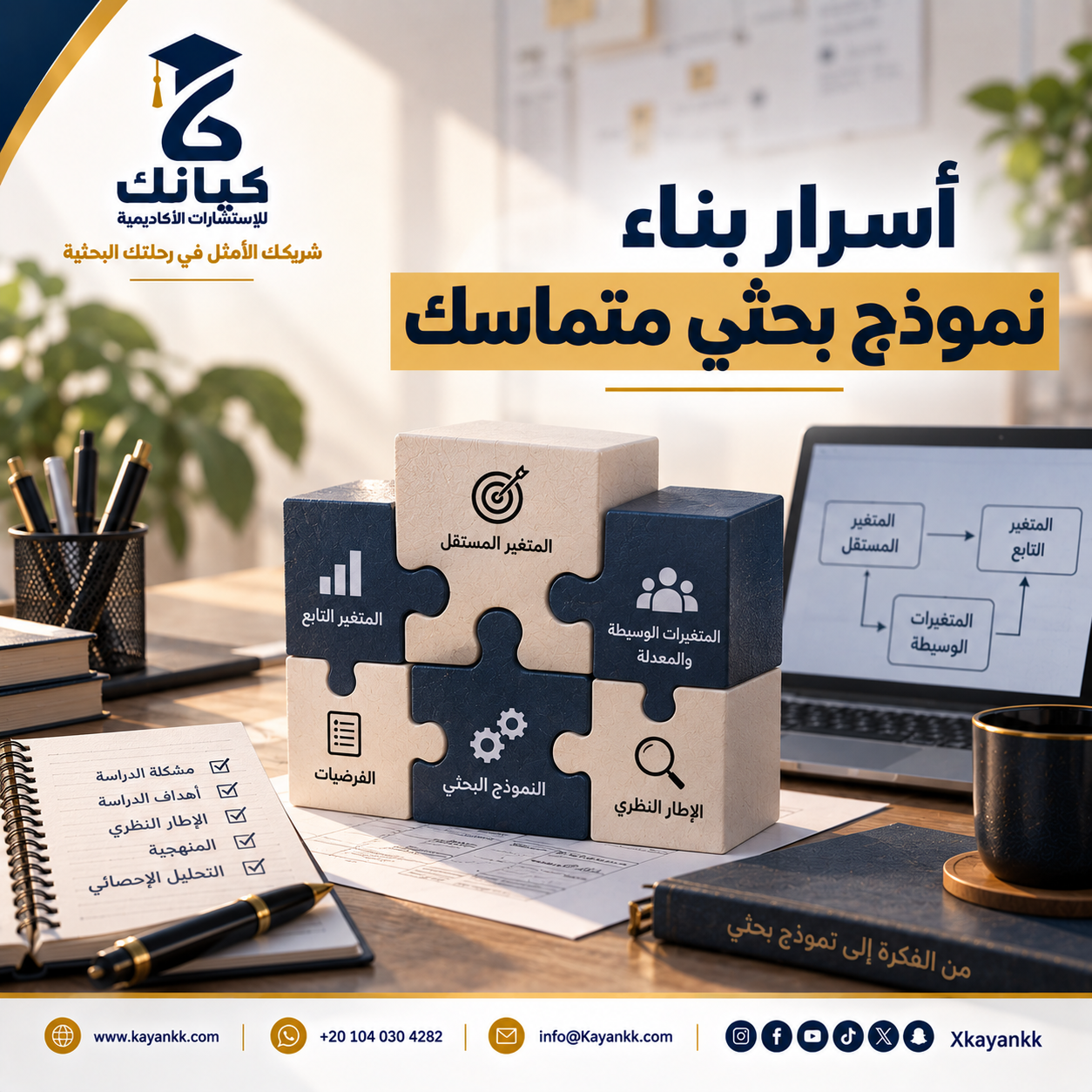 أسرار بناء نموذج بحثي متماسك